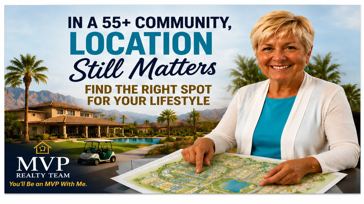 Buying in a 55+ Community? Compare the Location Inside the Community