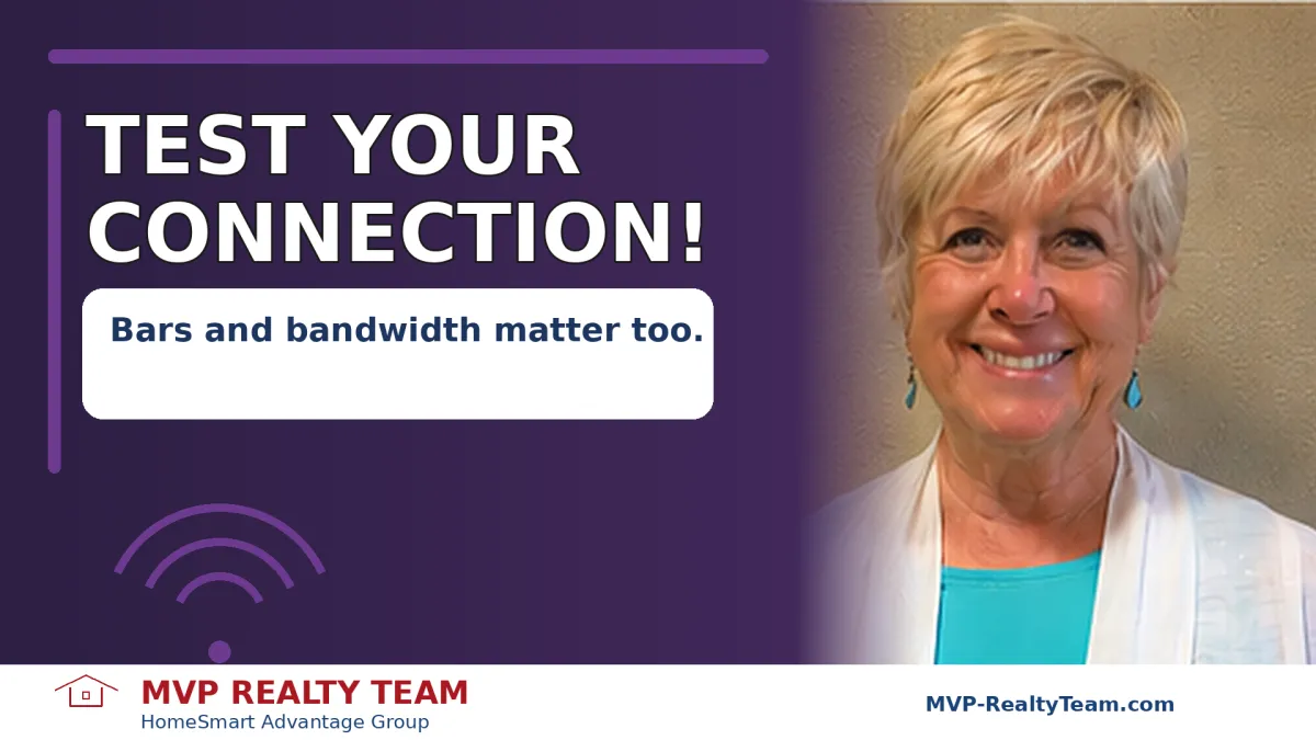 TEST YOUR CONNECTION!