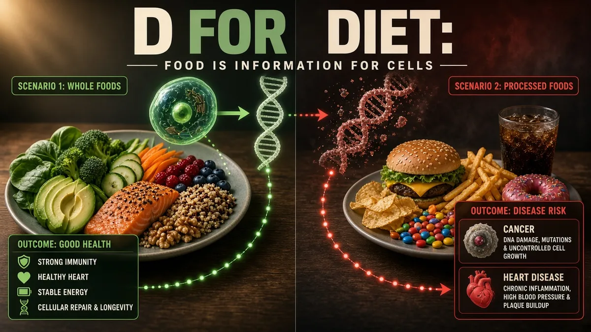 Food Is Information infographic