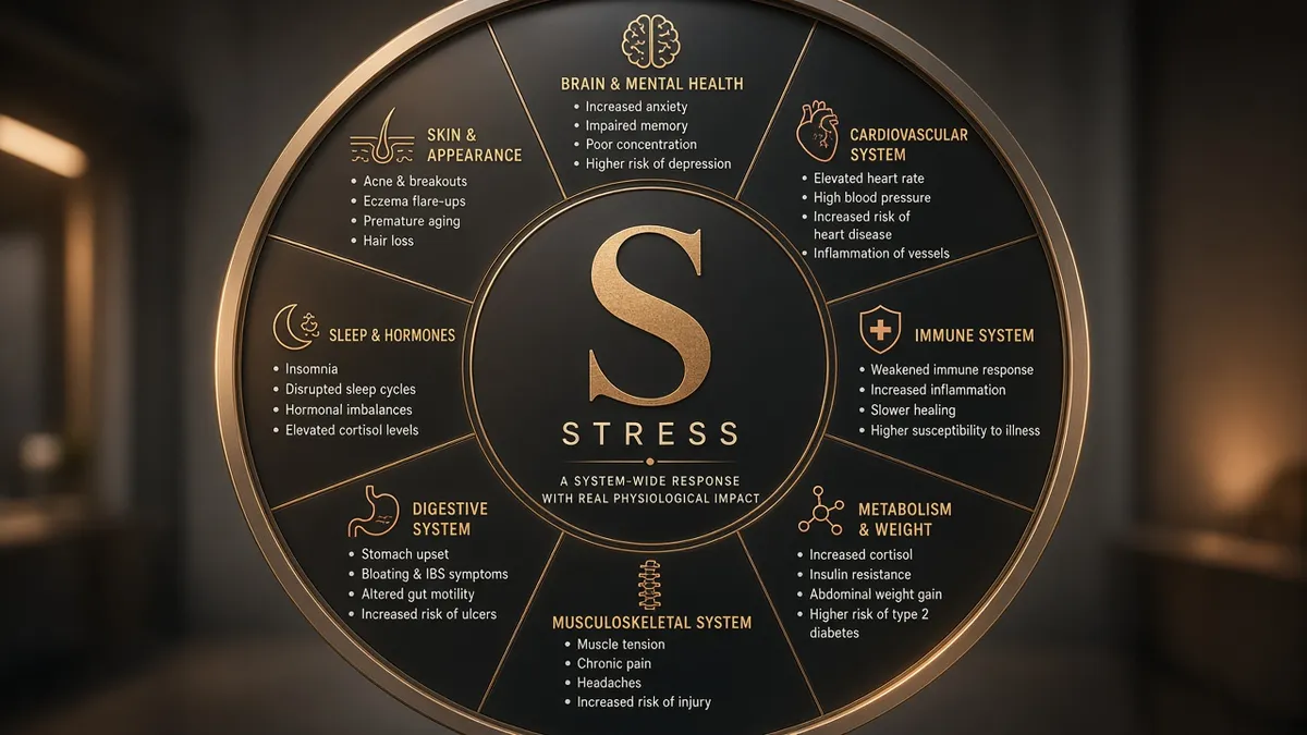 Stress amplifier infographic