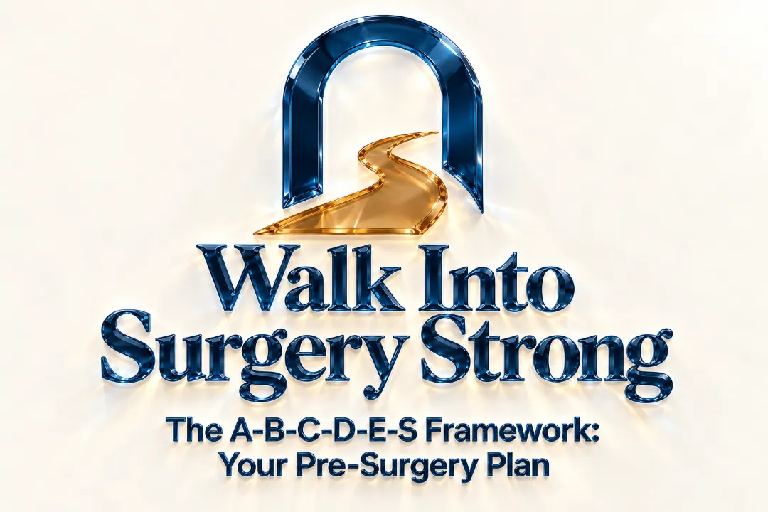 Walk Into Surgery Strong Heartbeat Staircase Logo