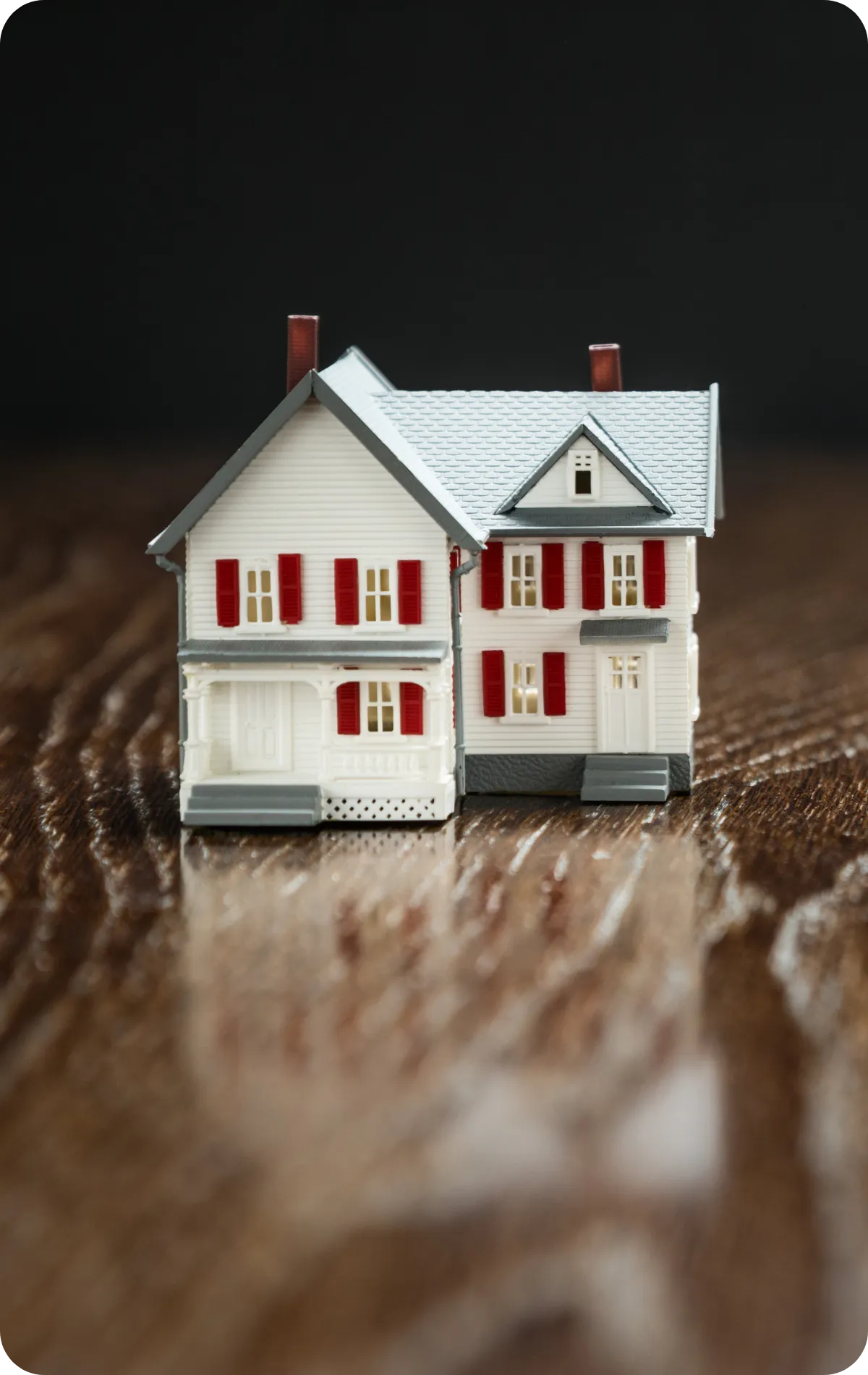 Mini house model showing the importance of radon testing in Wilmington, DE for safe indoor air quality.