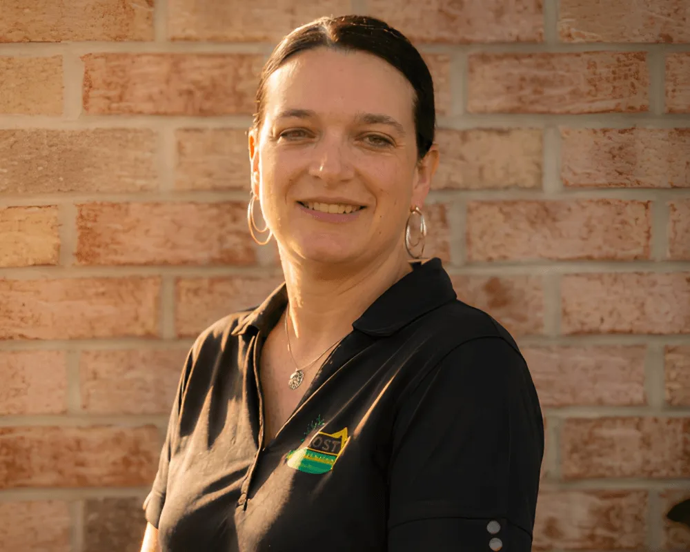 Kristi Post, co-owner and landscape design lead at Post Excavating & Landscaping LLC