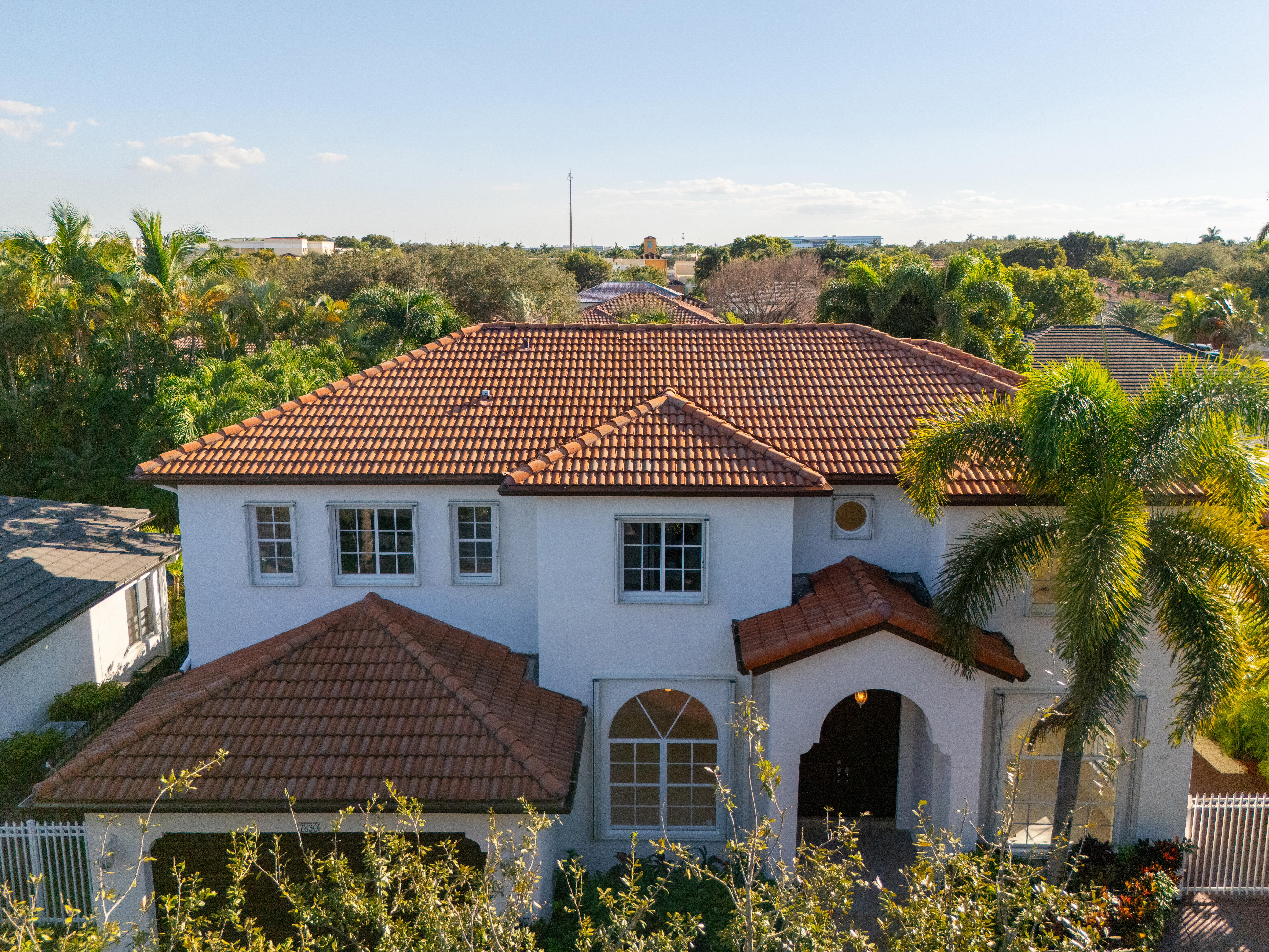 Front exterior of renovated Miami single-family home at 7830 NW 161st Ter