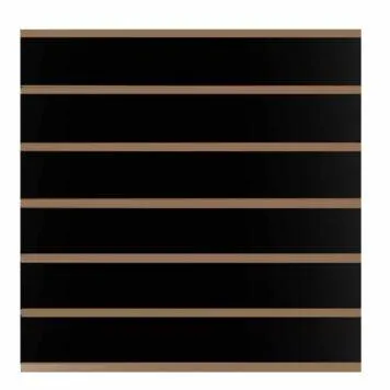 Black Slatwall Panel 4x8