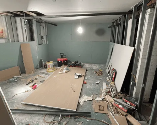 Wall Repair in Downtown Brooklyn