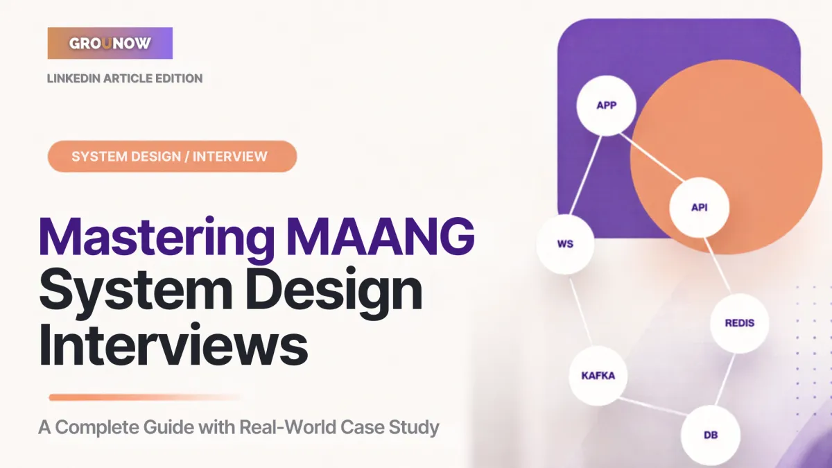 Mastering MAANG System Design Interviews: A Complete Guide with Real-World Case Study