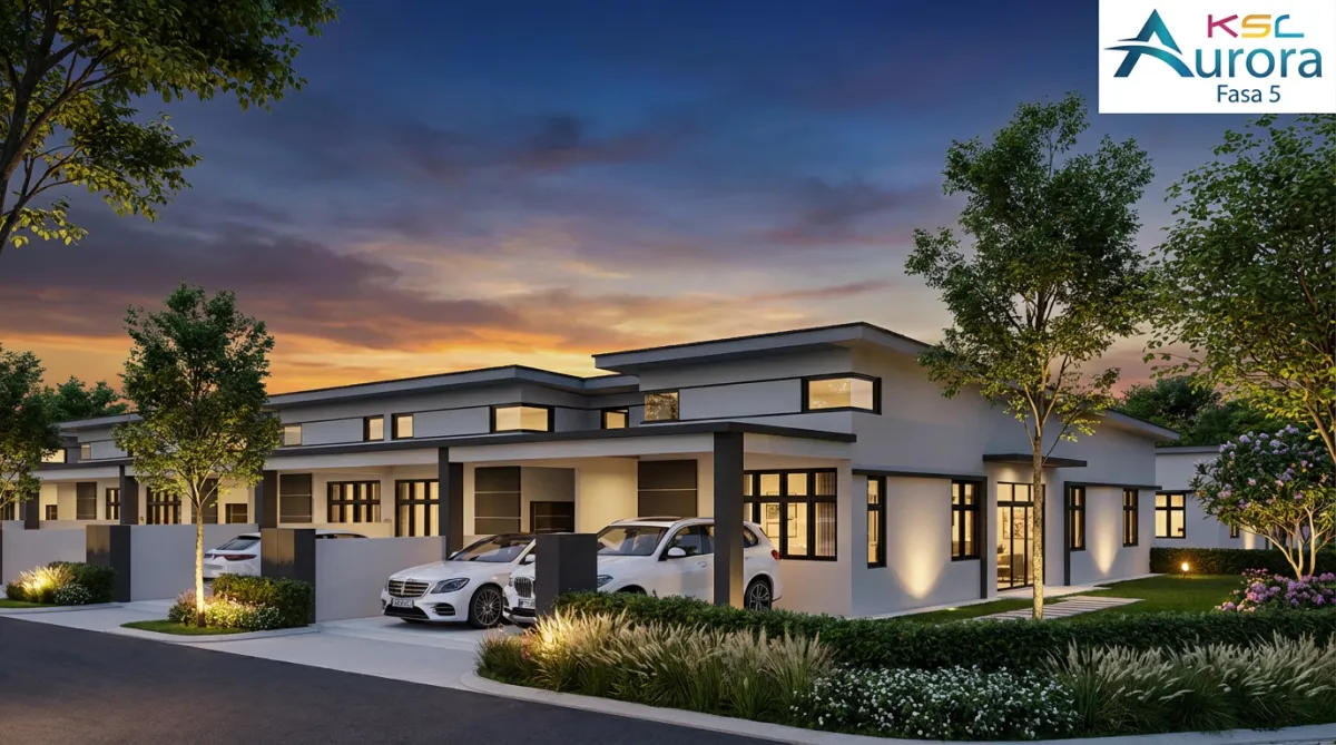 KSL Aurora 5 freehold single storey landed house coming soon Bestari Indah Ulu Tiram Johor Bahru