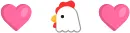 poultry + heart icon