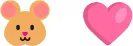  small pet + heart icon