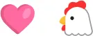 poultry + heart icon