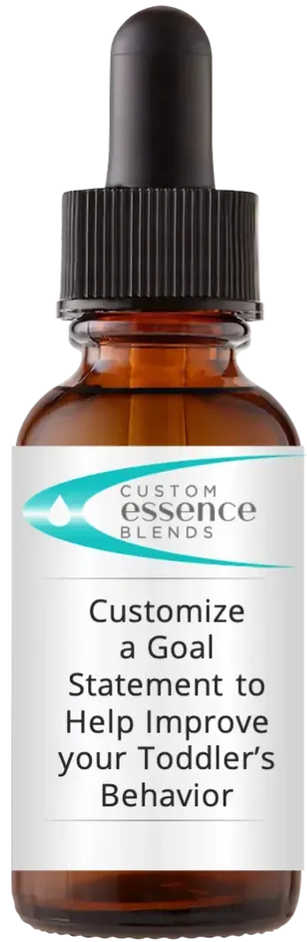 brown dropper bottle with Catherine Winfree's Custom Essence Blend label