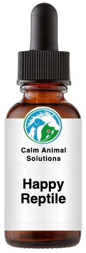1 amber dropper bottle with Calm Animal Solutions label