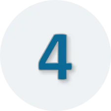 Step 4 of 5 in the how it works process on the Support to Calm and Aggressive Fish page