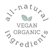 all-natural vegan and organic ingredients icon