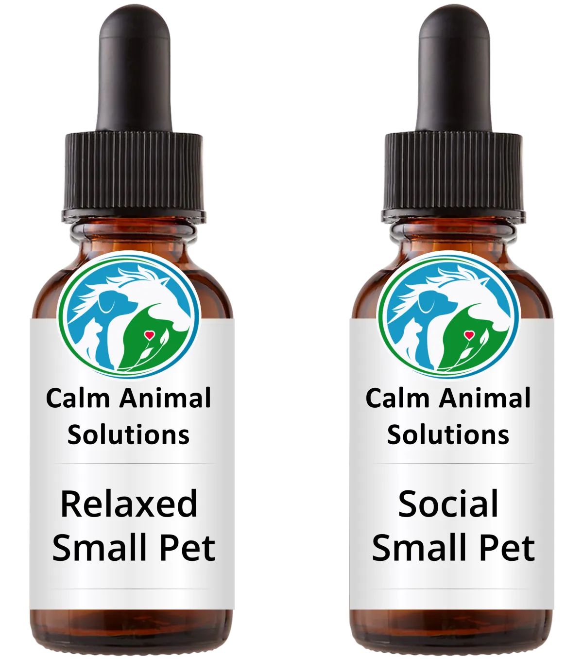 Calm Animal Solutions Bird Stress Relief  with Relaxed Bird for Natural Support for Lonely, Bored, and Feather-Plucking Birds and Social Bird for Natural Support for Bird Aggression, Biting, and Flock Tension
