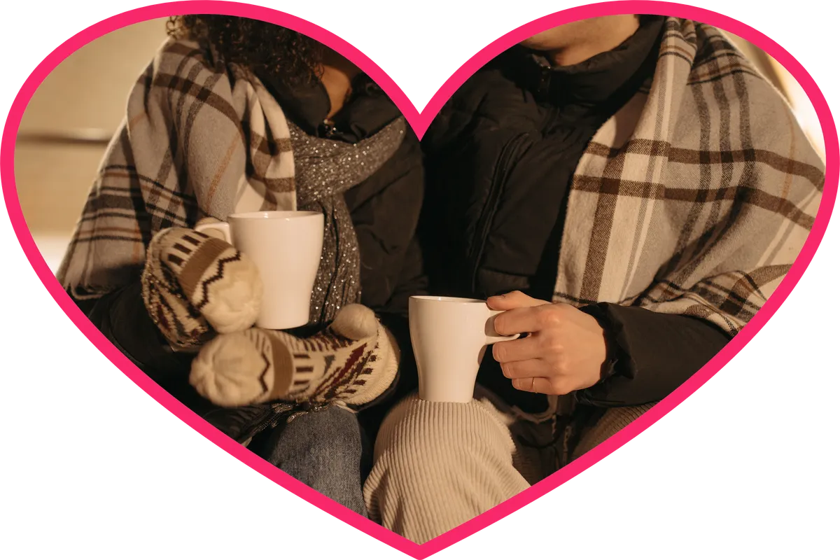 a man and woman holdig hands