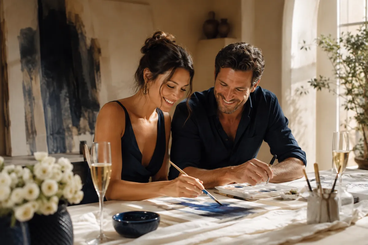 Rest Through Creativity: Making Art Together When It's Just the Two of You