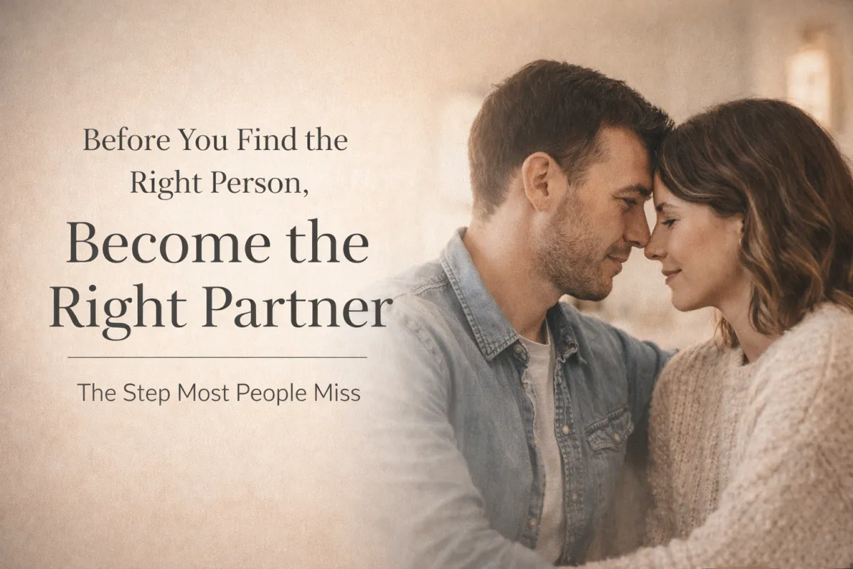 Before You Find the Right Person, Become the Right Partner 