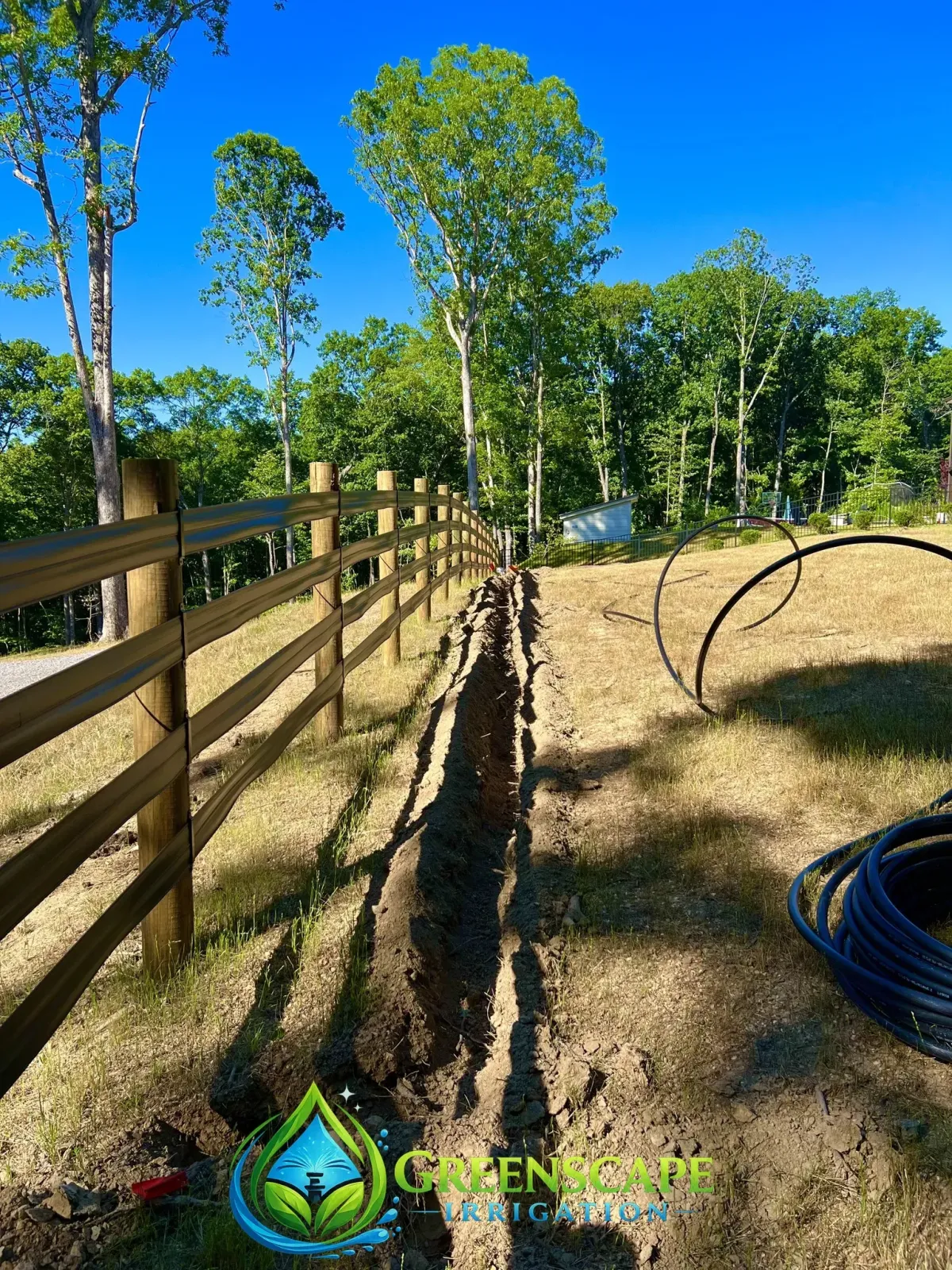 French drain installation in Brainerd, Chattanooga, TN