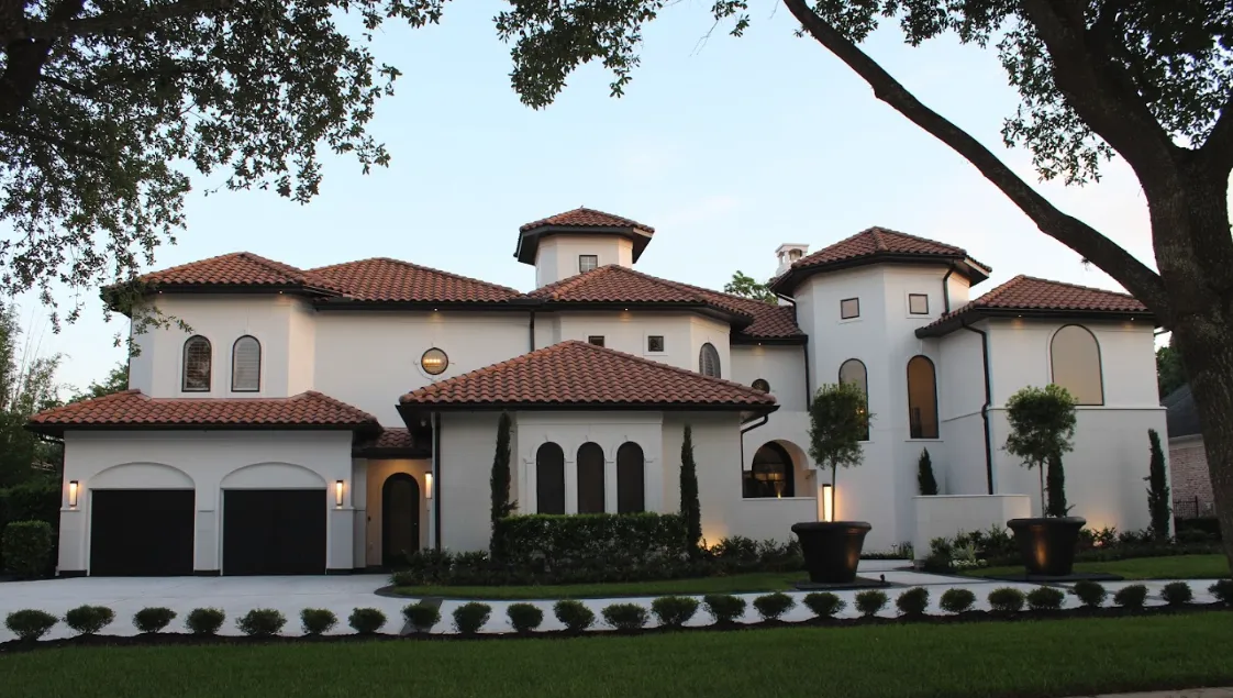 Home exterior after window replacement by Euro Glass in Houston