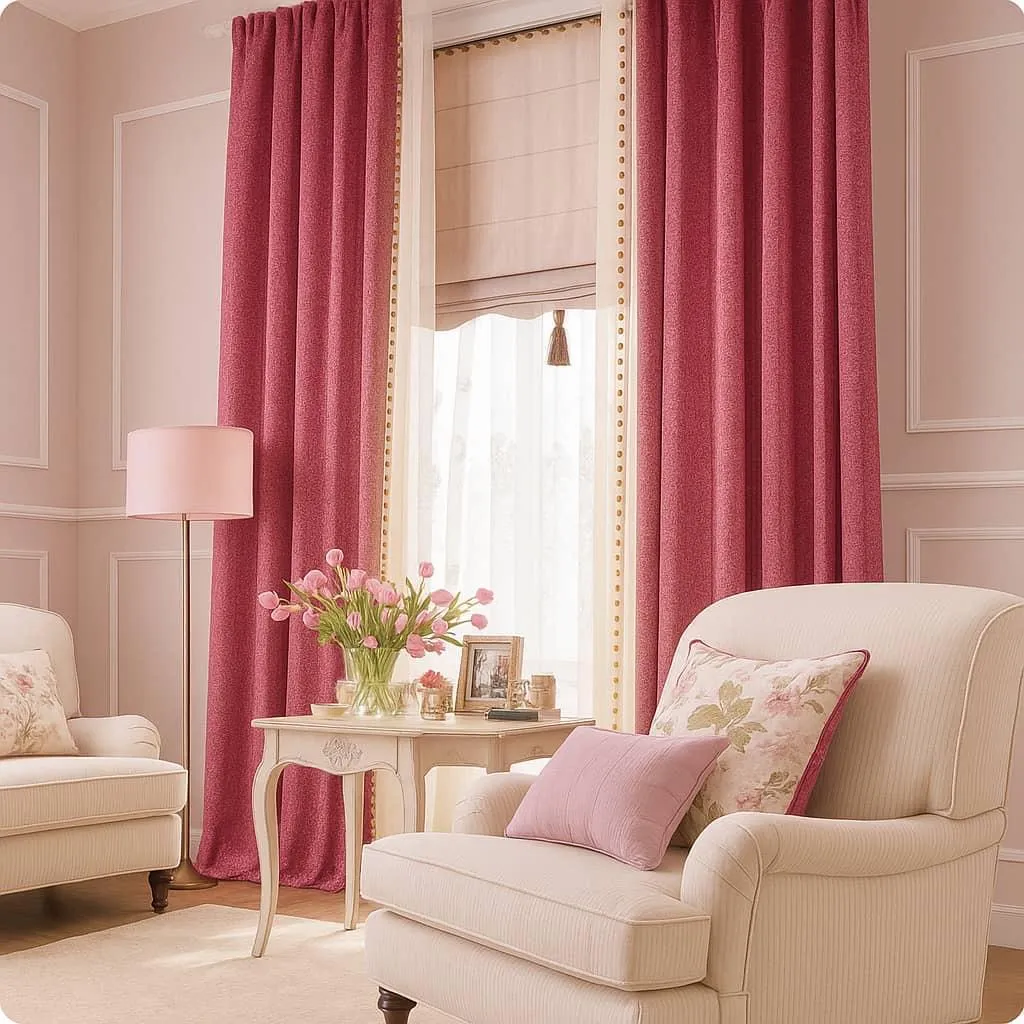 Luxurious hotel room with balcony overlooking trees.