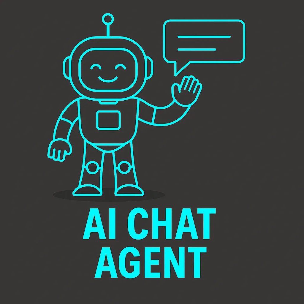 Stylized phone icon in neon blue and grey representing AI Voice Agent service by Agents One