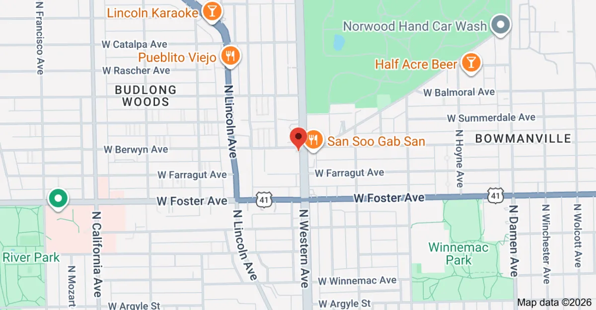 Map or location graphic for Bamboo Nails & Wellness