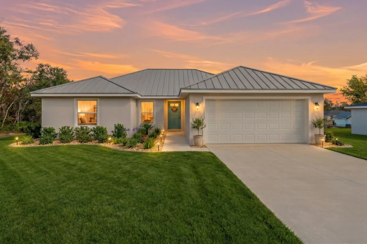 New Build in Central Florida, Dovetail front view, 3 beds 2 baths home in Ocala, sebring,