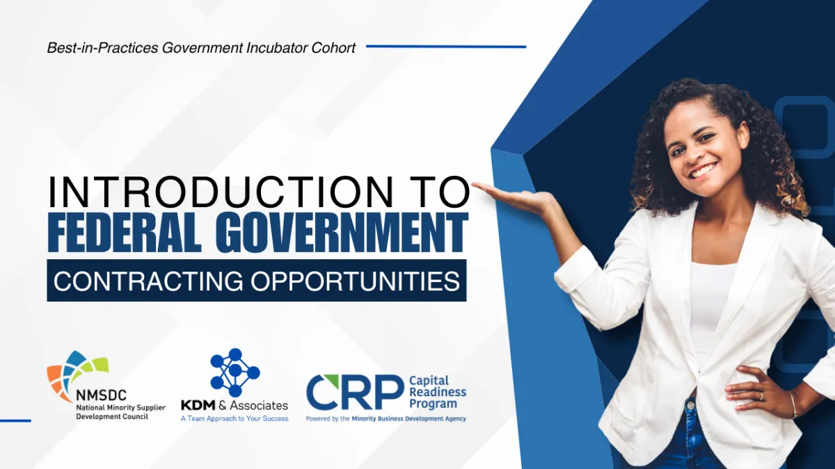 Advanced Training Programs for Department of Commerce-Funded Procurement Initiatives