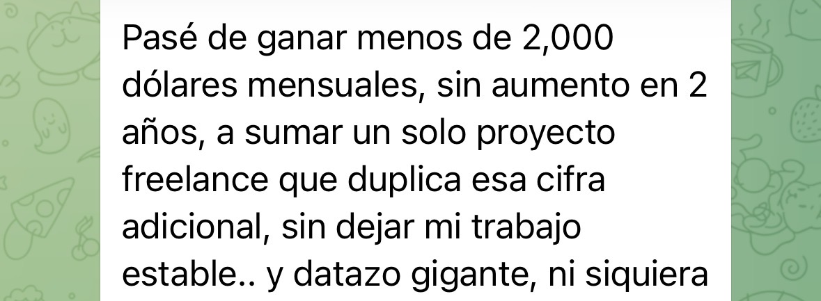 Testimonios resultados alumnas ODC