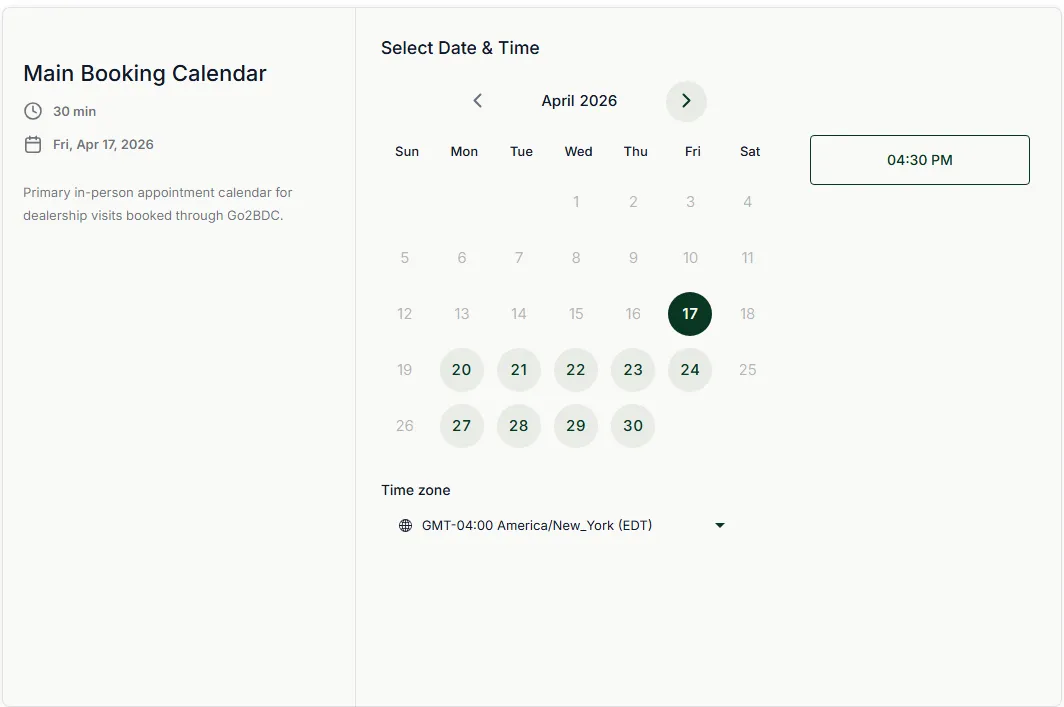 Appointment Visibility During the Deployment
