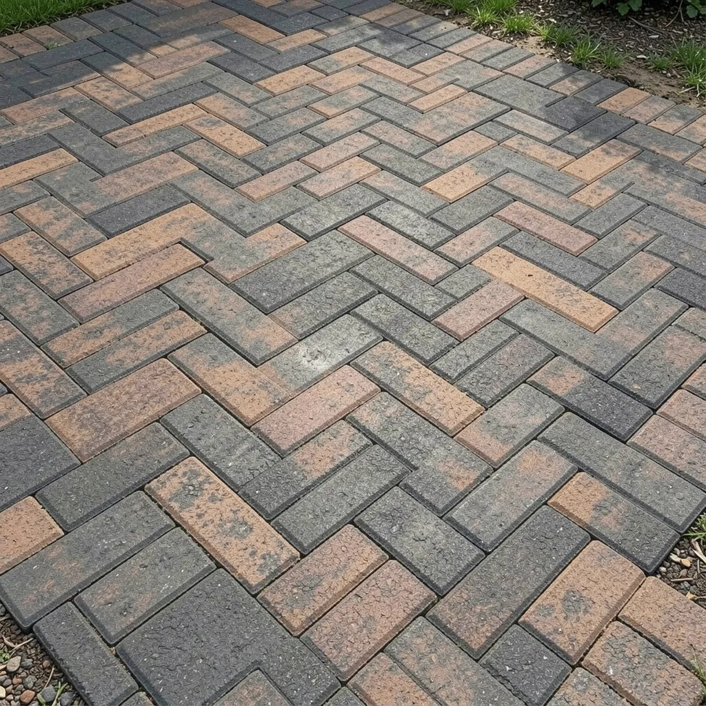 Paver driveaway
