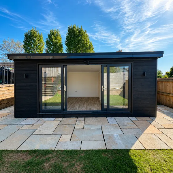 A garden room that our carpenters in Caerphilly built