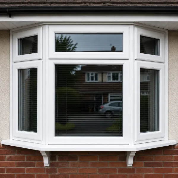 A UPVC bay window we fitted in Caerphilly