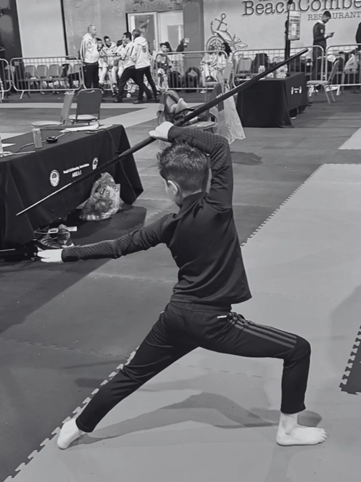 Tyler Killoran training to prepare for World Championship competition