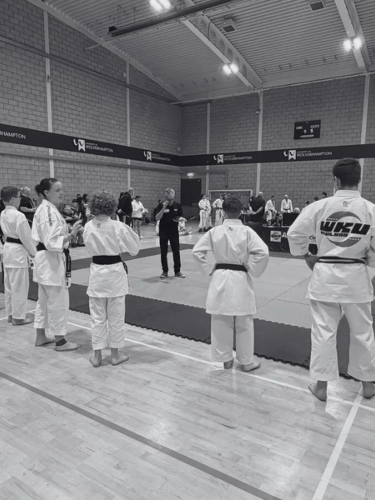 Tyler Killoran competing at an international martial arts championship