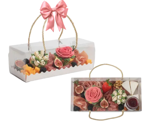 Artisan charcuterie and chocolate gift box