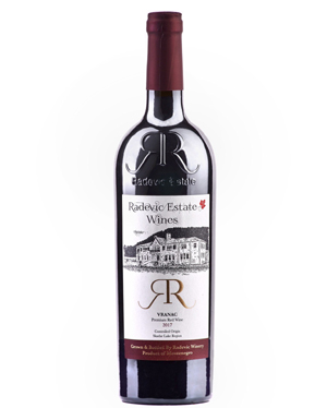 Vranac Wine from Radevic Estate in Montenegro