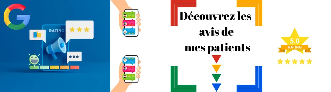 Découvrez les avis de mes patients