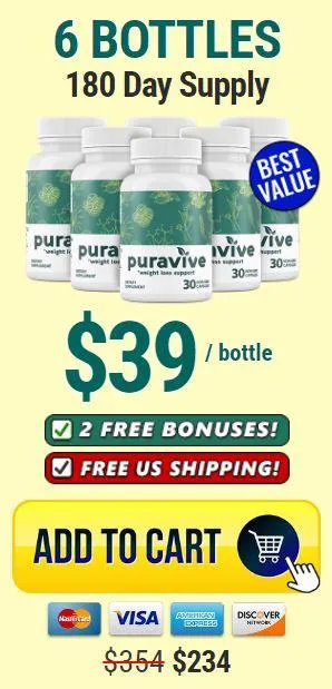 price for 6 bottles of puravive