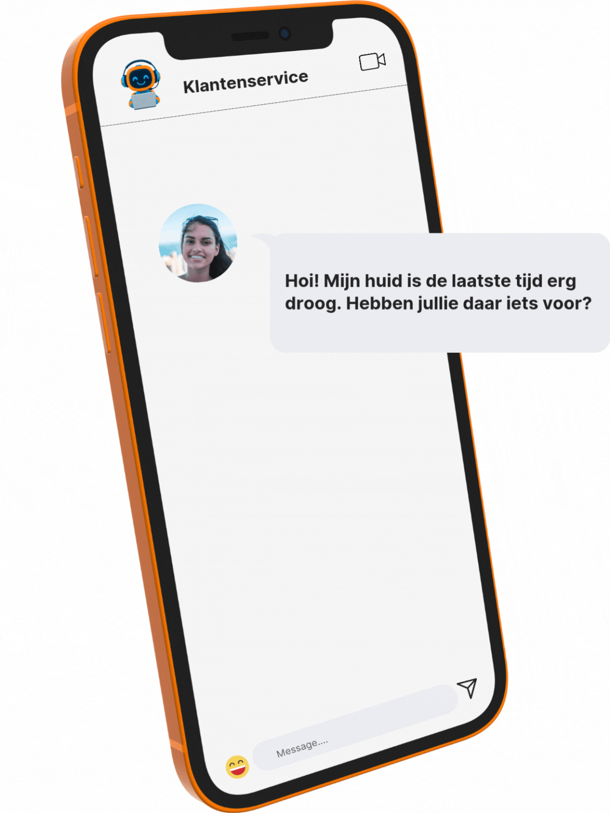 Voorbeeld AI-chatbot