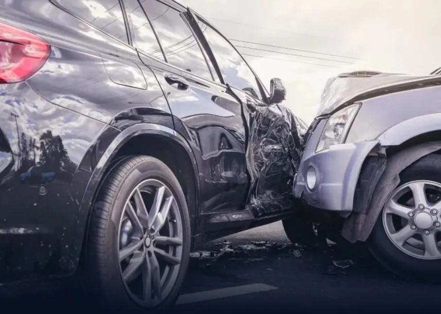 Car accident scene