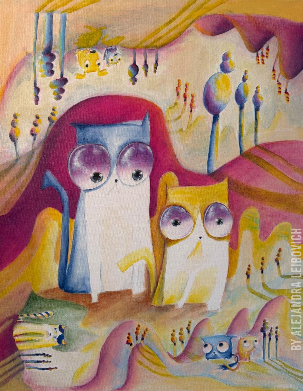Painting by Alejandra Leibovich