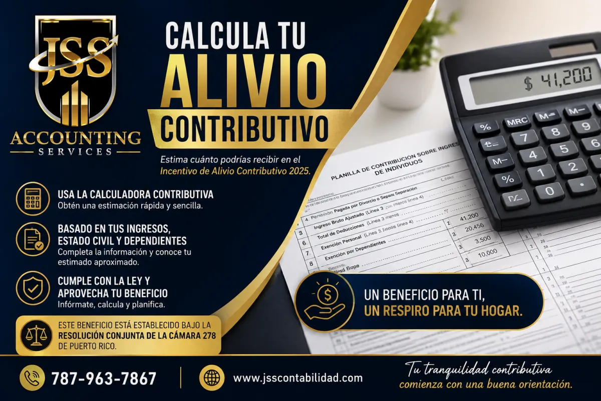 Calcular el Incentivo de Alivio Contributivo 2025