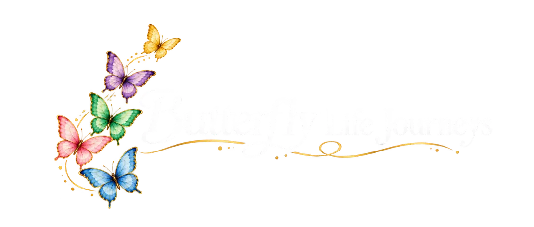 Butterfly Life Journeys Gold Emblem