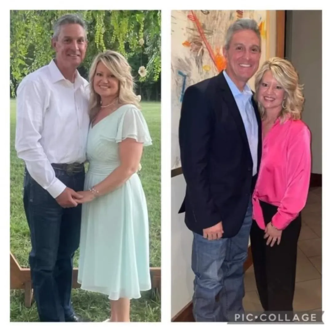 Before and After My Healthy Reach happy couple