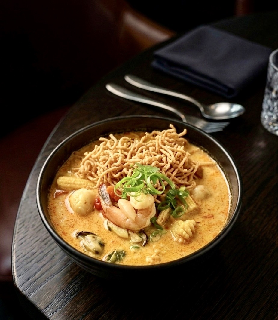 Close‑up of fragrant Thai curry