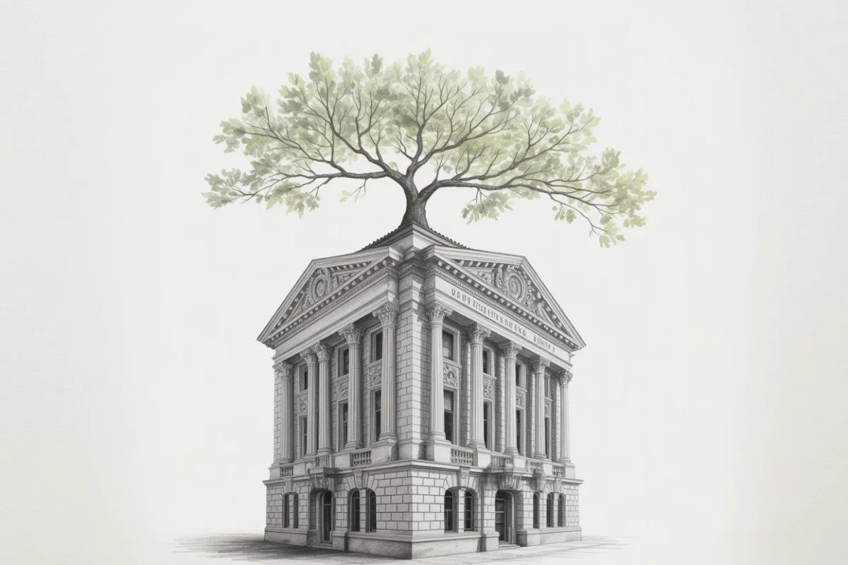 a close up of a typewriter with a paper that reads investments