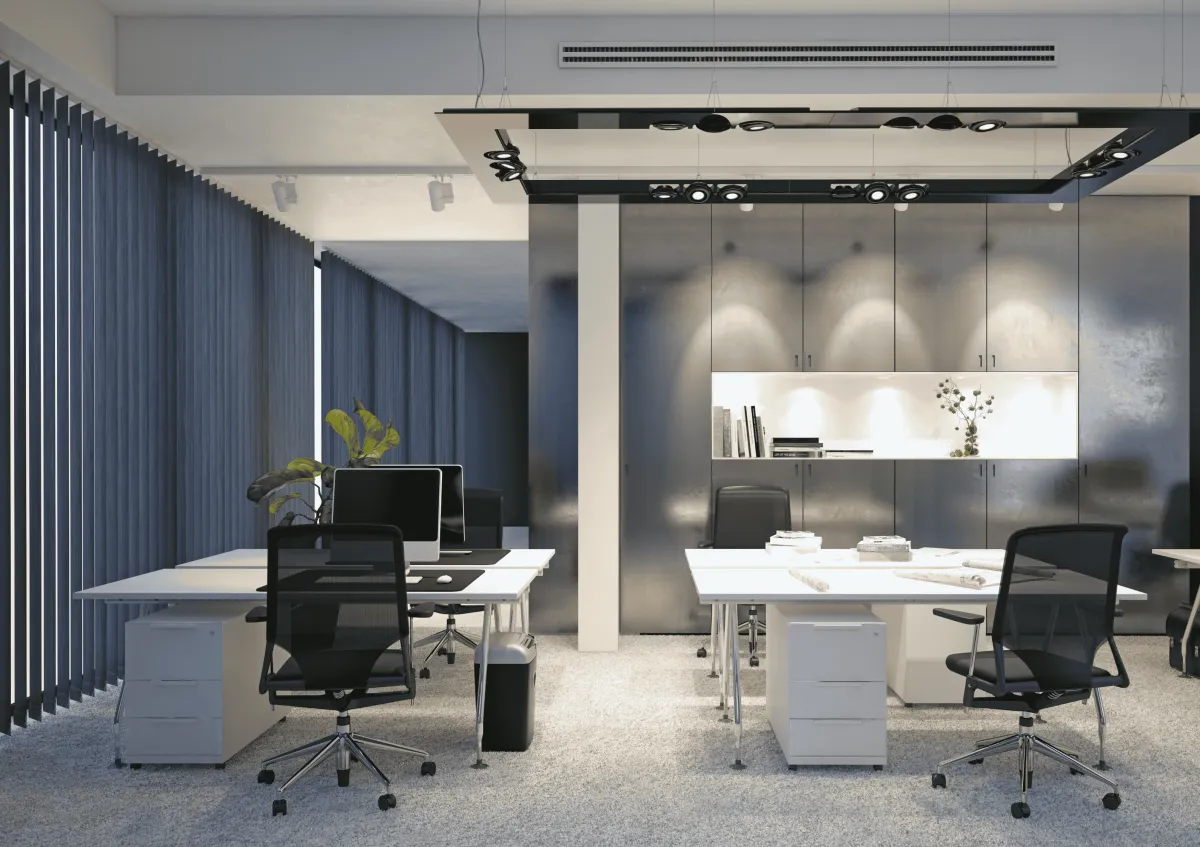 Commercial office the A/C vent